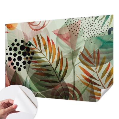 Fototapet barn Abstrakta löv