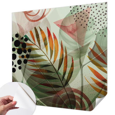 Fototapet barn Abstrakta löv