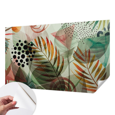 Fototapet barn Abstrakta löv