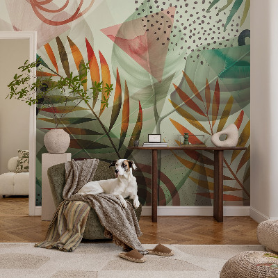 Fototapet barn Abstrakta löv