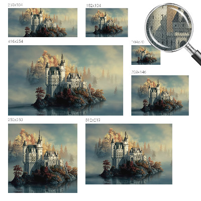 Fototapet barn Sagoslott