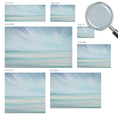 3D fototapet Lugnt hav