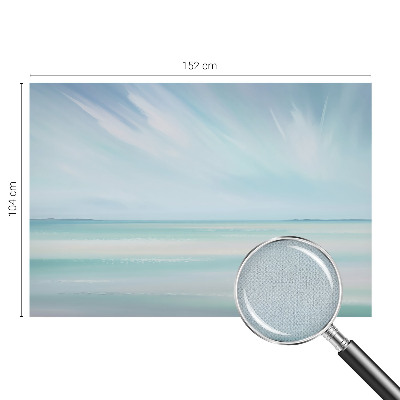 3D fototapet med motiv av ett lugnt hav