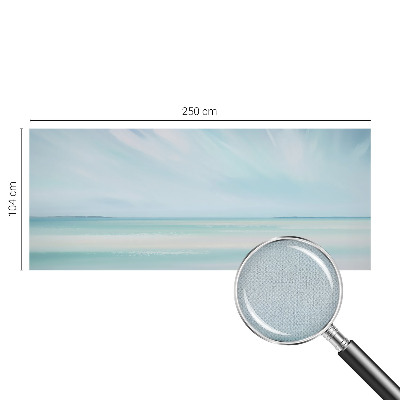 3D fototapet med motiv av ett lugnt hav