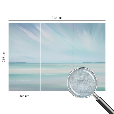 3D fototapet Lugnt hav