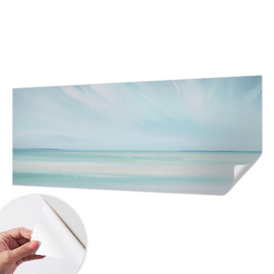3D fototapet med motiv av ett lugnt hav