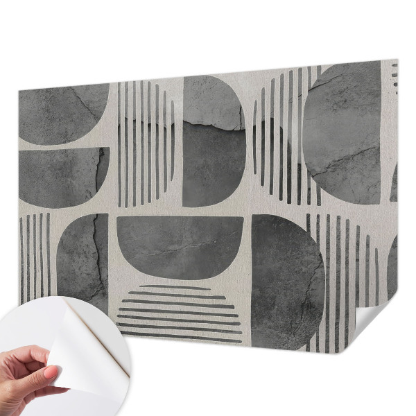 Fototapet barn med geometriska former