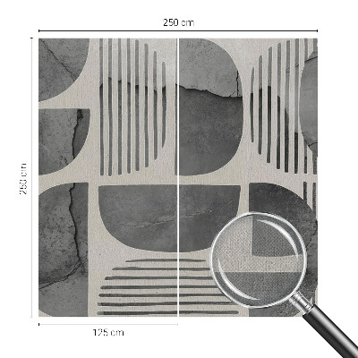 Fototapet barn med geometriska former