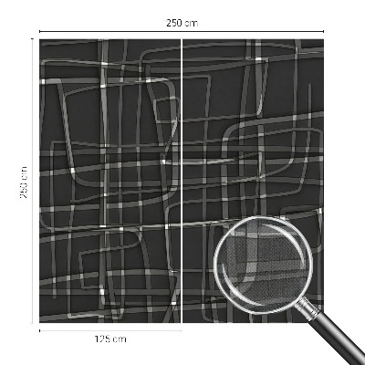 Fototapet barnrum Abstrakta linjer