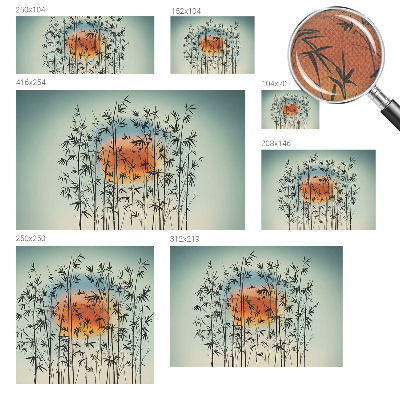 Självhäftande fotovägg Harmoniskt väst