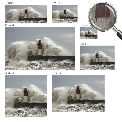 Peel and stick fototapet Havsvågor