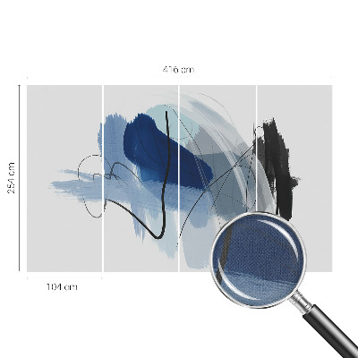 3D fototapet Färgglada abstraktioner