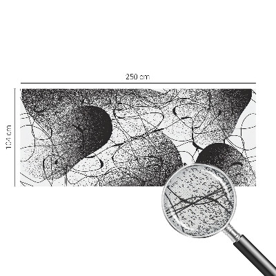 Peel and stick fototapet med ett abstrakt mönster
