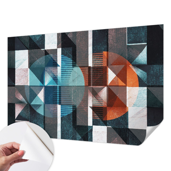 Fototapet barnrum Abstrakta former