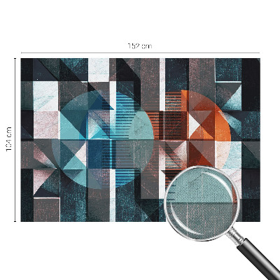 Fototapet barnrum Abstrakta former