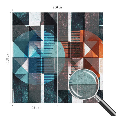 Fototapet barnrum Abstrakta former