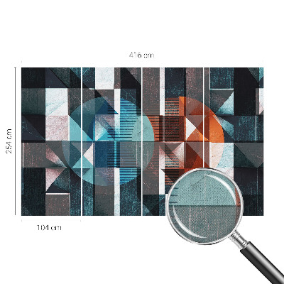 Fototapet barnrum Abstrakta former