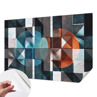 Fototapet barnrum Abstrakta former