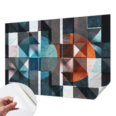 Fototapet barnrum Abstrakta former