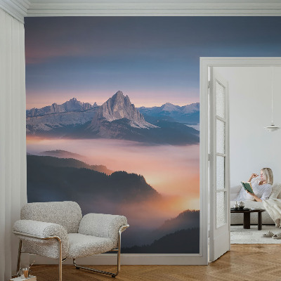 Fototapet för barn med motiv av en uppgående sol
