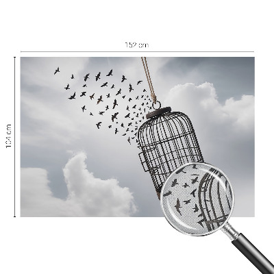 Självhäftande fotovägg Flygande fåglar