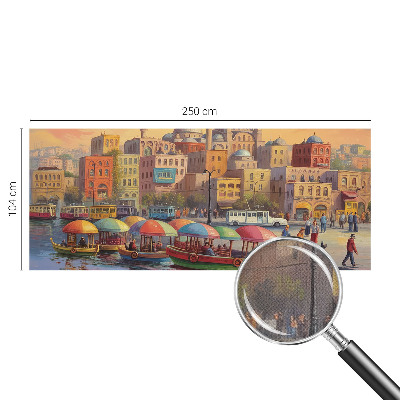 Peel and stick fototapet Stadskusten