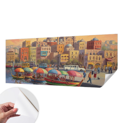 Peel and stick fototapet Stadskusten