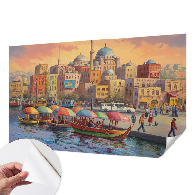 Peel and stick fototapet Stadskusten