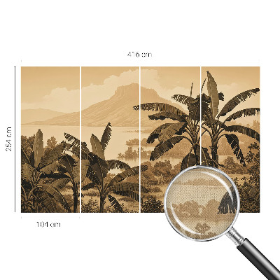 Fototapet barnrum Tropiskt panorama