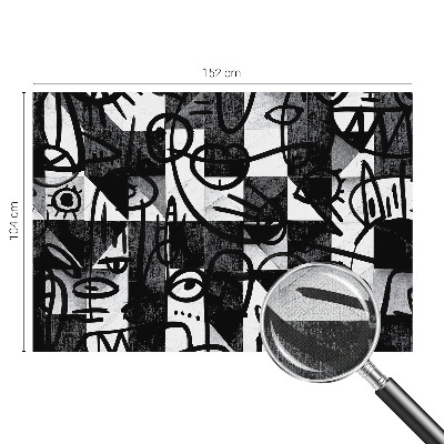 3D fototapet Ritande kaos