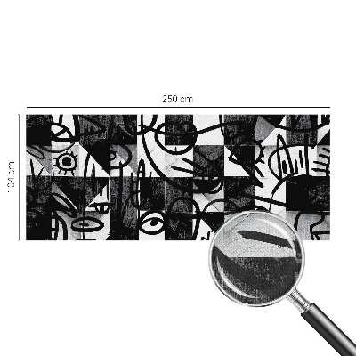 3D fototapet Ritande kaos