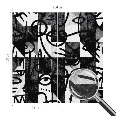 3D fototapet Ritande kaos