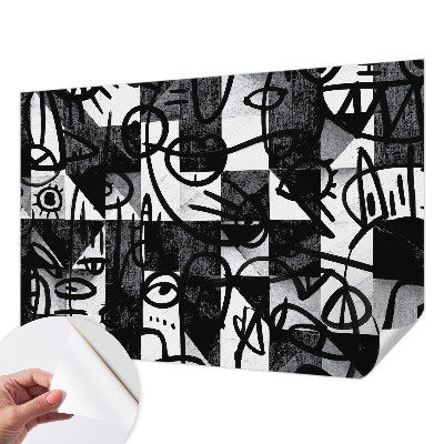 3D fototapet Ritande kaos