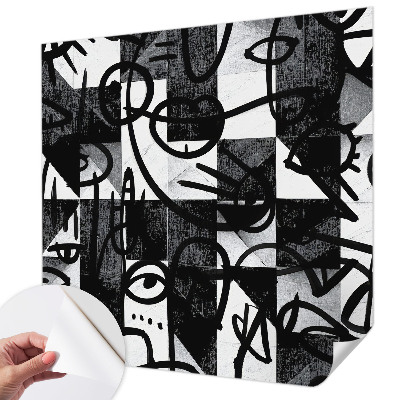 3D fototapet Ritande kaos