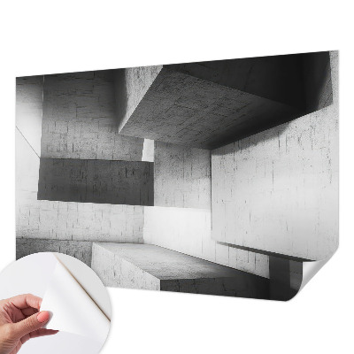 Fototapet barn med geometriska skulpturer