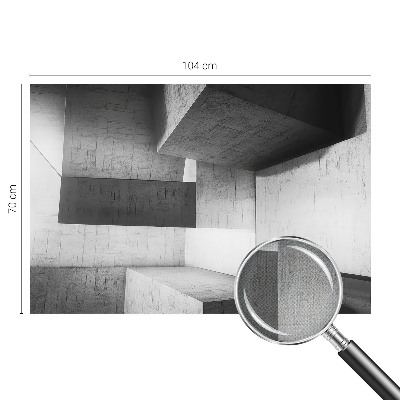 Fototapet barn med geometriska skulpturer