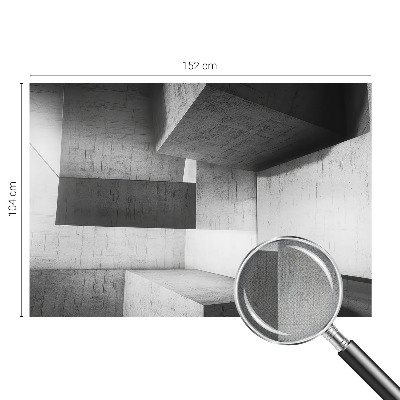 Fototapet barn med geometriska skulpturer