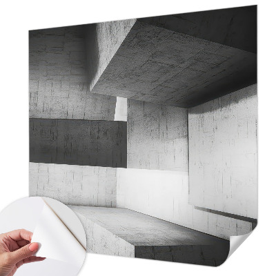 Fototapet barn med geometriska skulpturer