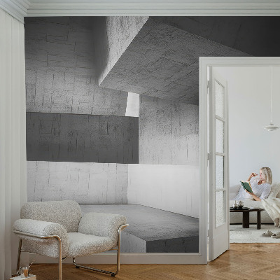 Fototapet barn med geometriska skulpturer