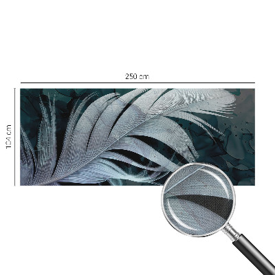 Självhäftande fototapet Eterisk fjäder