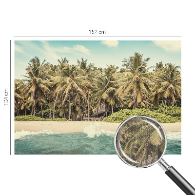 Fototapet barn med motiv av en tropisk strand