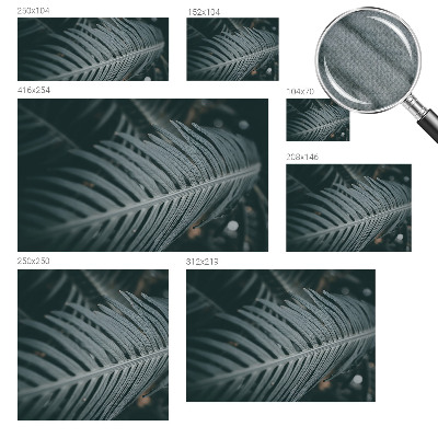 Fototapet barnrum Grönt blad