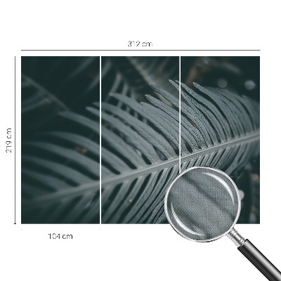 Fototapet barnrum Grönt blad