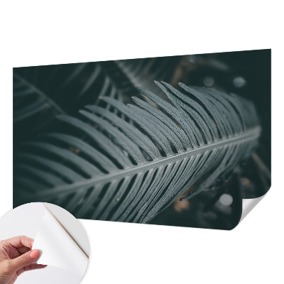 Fototapet barnrum Grönt blad