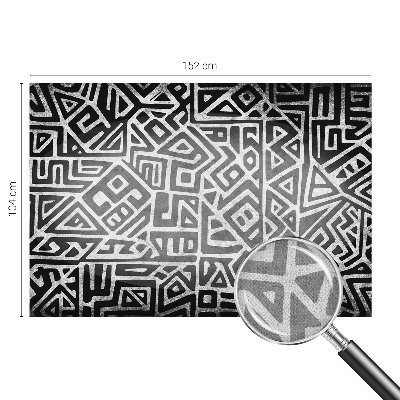 3D fototapet med ett geometriskt labyrintmotiv