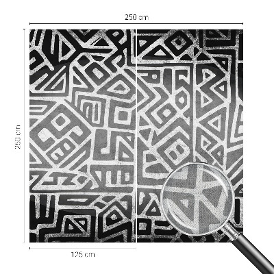 3D fototapet med ett geometriskt labyrintmotiv