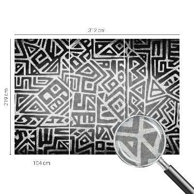 3D fototapet Geometrisk labyrint