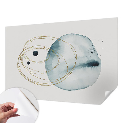 Självhäftande fototapet Abstrakt koppling