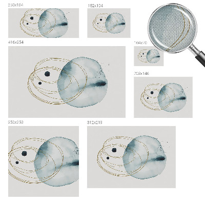 Självhäftande fototapet Abstrakt koppling