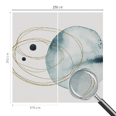 Självhäftande fototapet Abstrakt koppling